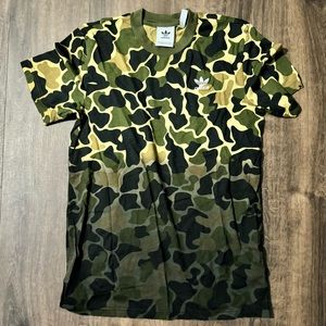 adidas short & tshirt camo set